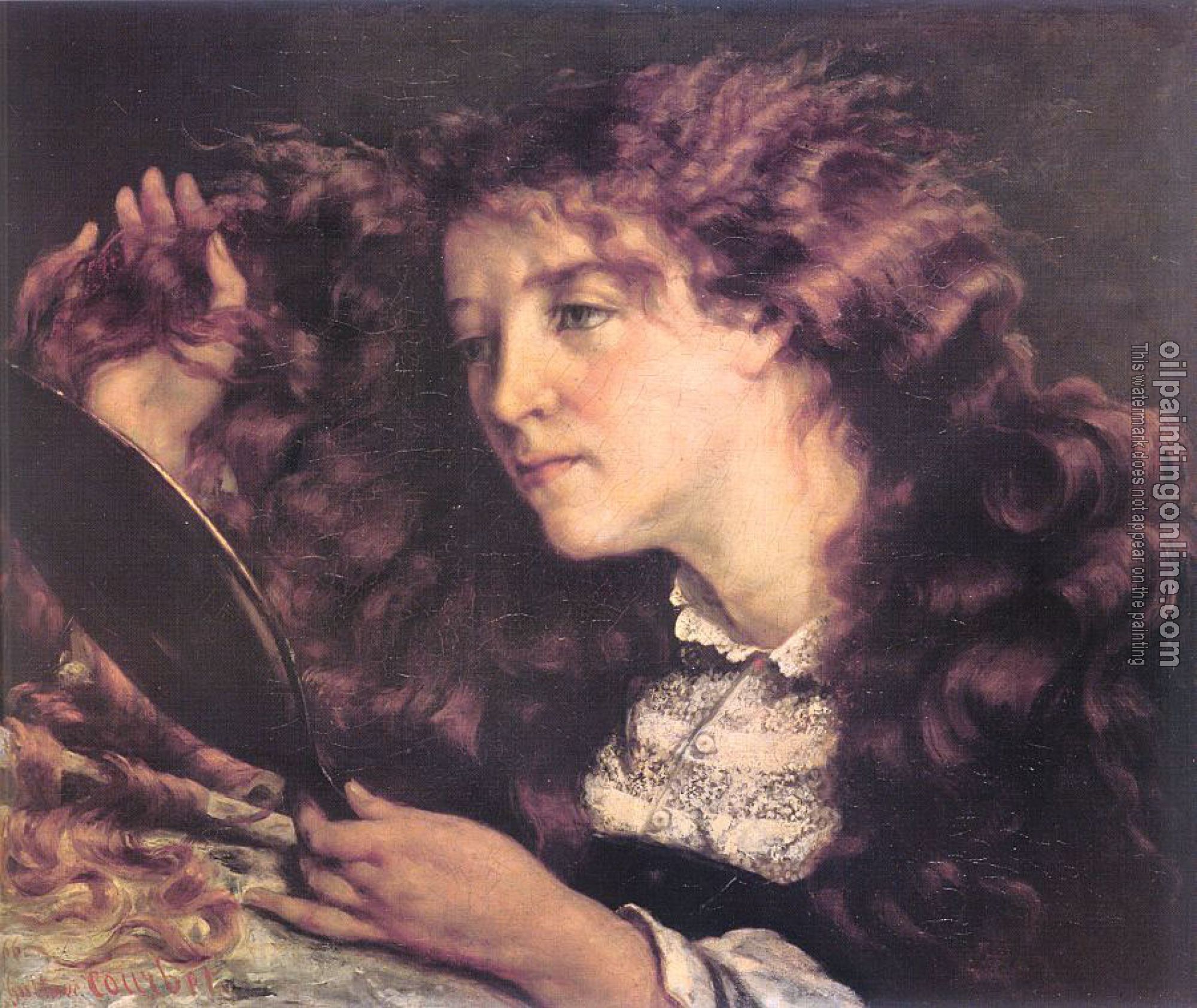 Courbet, Gustave - Portrait of Jo, the Beautiful Irish Girl